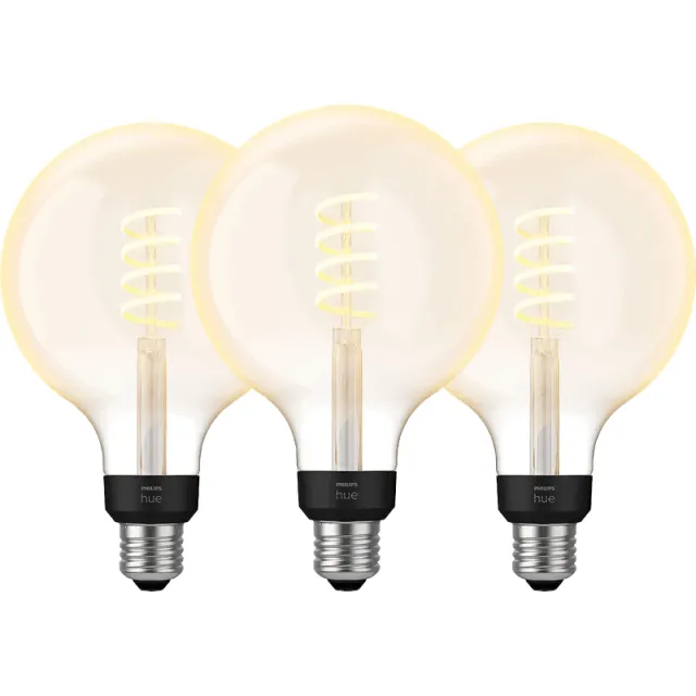 Philips Hue Filament White Ambiance Globe XL 3-pack