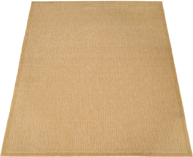 flycarpets Binnen & Buitenkleed Timiso - Effen Uni - Geel