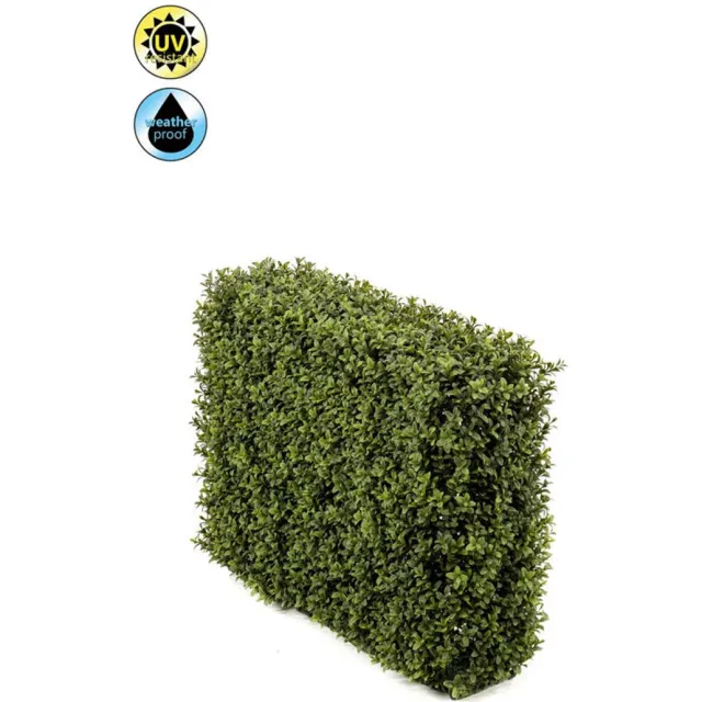 Emerald Kunstplant Buxus haag UV 70x20x50cm - Kunstplant voor binnen Groen