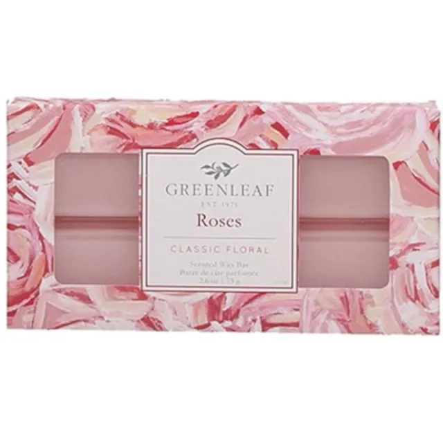 Greenleaf Wax Bar Roses Roze