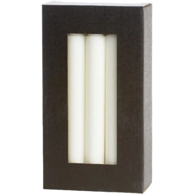 Rustik Lys Dinerkaarsen - Kaarsen - 10 stuks - Wit - 2,2 x 19 cm - Rustik Lys