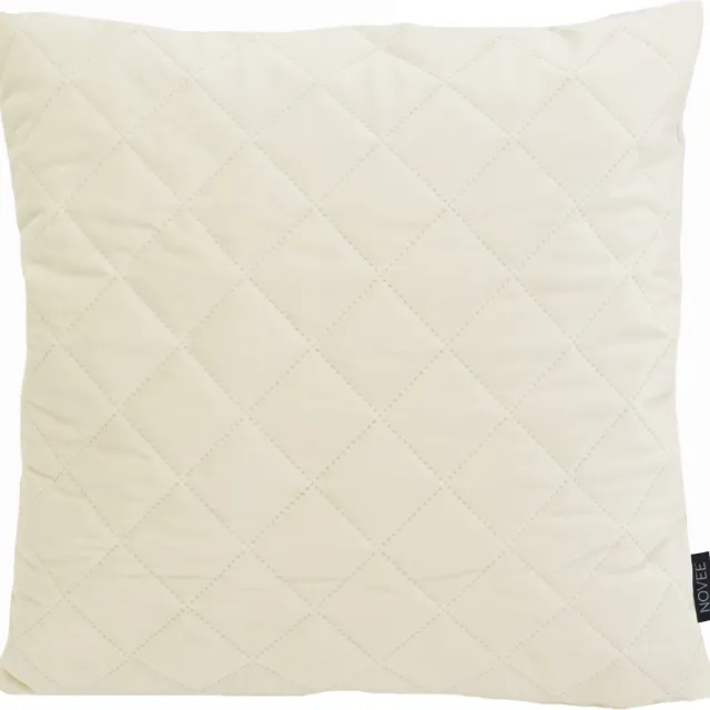 NOVÉE French Velvet Crème Kussenhoes | Fluweel / Polyester | 45 x 45 cm