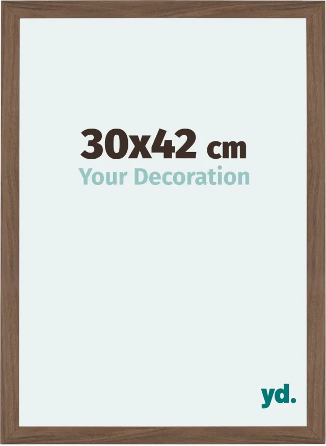 yd. Your Decoration - Fotolijst 30x42 cm - MDF - Walnoot Donker - Mura