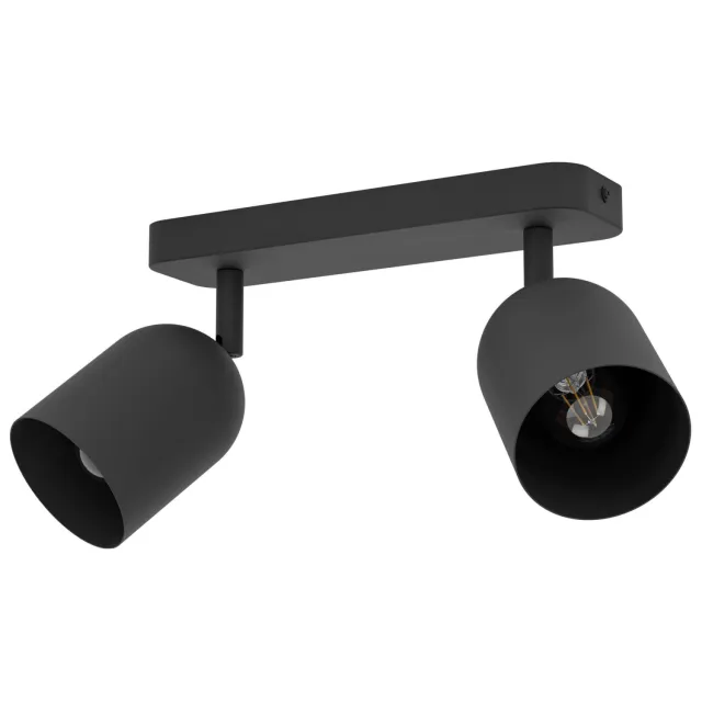 EGLO Tilston Spot - E14 - 28 cm - Zwart - Kantelbaar