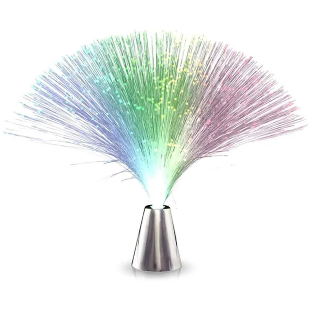 longziming LED Kleurveranderende Fiber Optic Fontein Nachtlamp - Decoratieve Verlichting voor Huis en Sfeer Veelkleurig