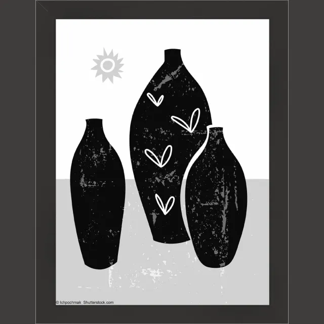 Walther Liv - Houten lijst - Fotoformaat 15x20 cm - Kunstglas - Zwart