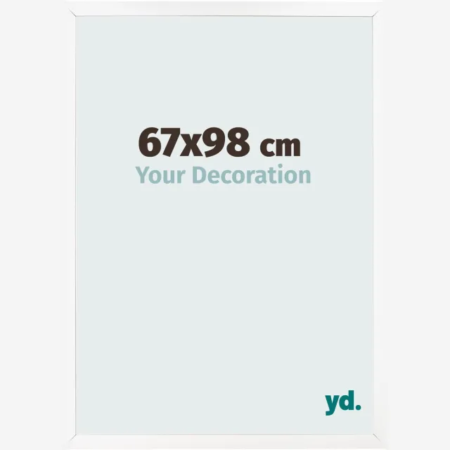 yd. Your Decoration - Fotolijst 67x98 cm - MDF - Wit Mat - Bologna