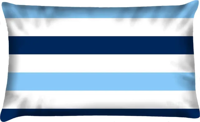 Velits outdoor Buitenkussen Blauw Bloed waterafstotend 40x60cm blauw bootkussen admiraal