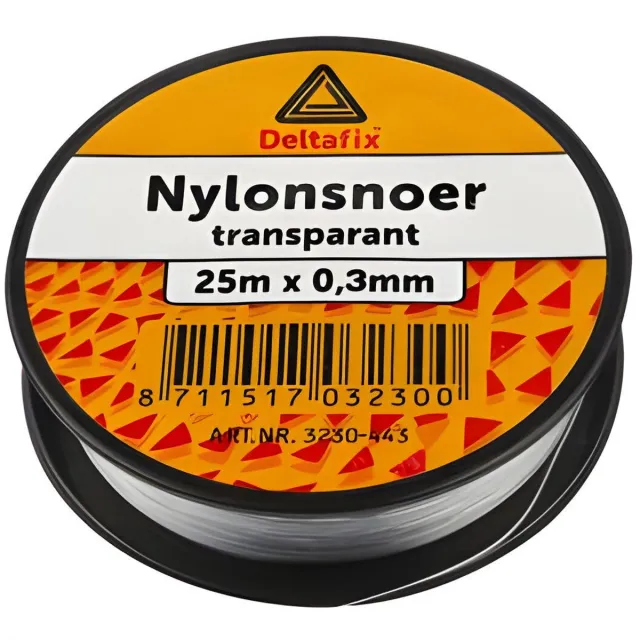 Deltafix nylonsnoer 1mm 25 meter onbekend