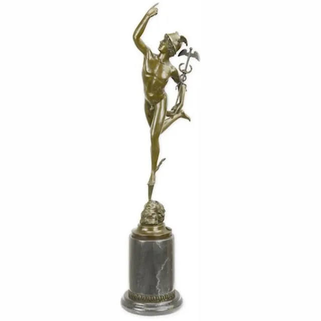 De Splinter bv EEN BRONZEN BEELDHOUWWERK VAN MERCURIUS, A BRONZE SCULPTURE OF MERCURY