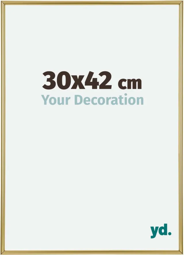 yd. Your Decoration - Fotolijst 30x42 cm - Kunststof - Goud - Annecy