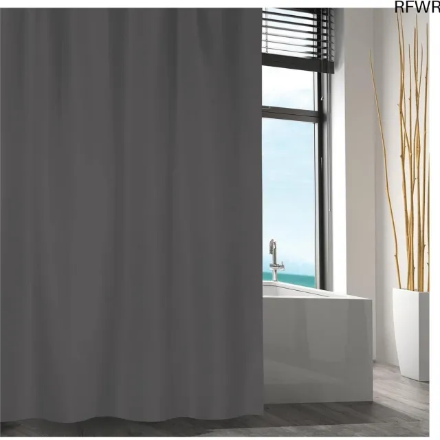 RFWR Polyester Gordijn 120 x 200 cm Antraciet - Voor Elegante Raamdecoratie