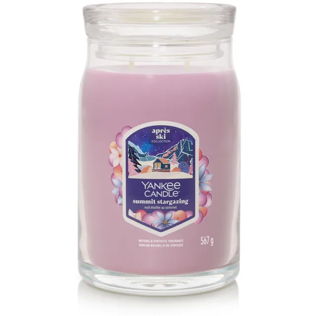 Yankee Candle Summit Stargazing Large Jar Geurkaars - 90 branduren - twee lonten Paars