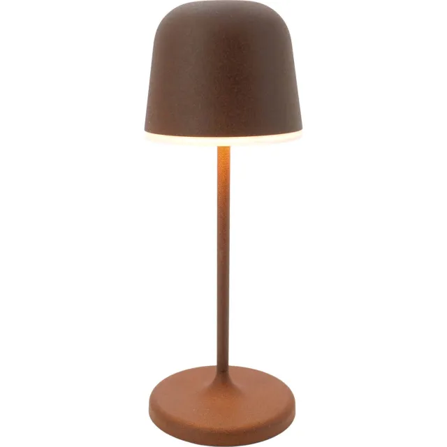EGLO Tafellamp Mannera S Draadloos (20cm) Roestbruin, Wit