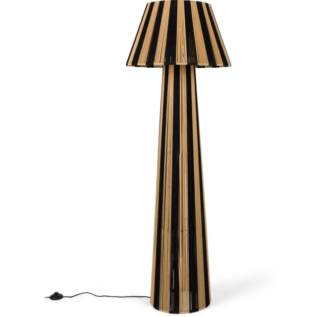 Bold Monkey vloerlamp Stripe it Up Zwart