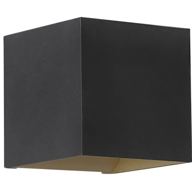 Searchlight Electric Up & Down wandlamp (G9) - goud/zwart Zwart, goud