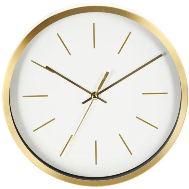 Home & Styling Wandklok aluminium Ø25cm verschillende