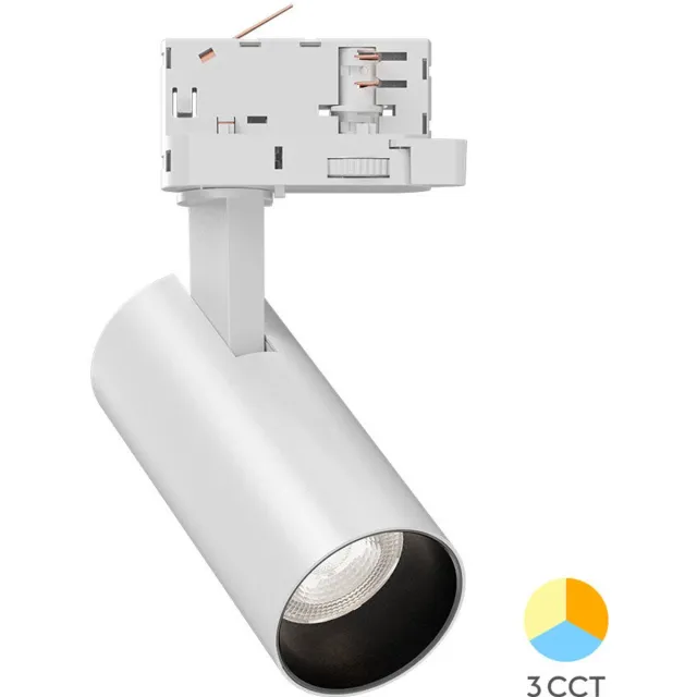 LED Railspot - Track Spot - Braytron - 3-Fase - 15W 1560lm 38D - Aanpasbare Lichtkleur CCT - Wit
