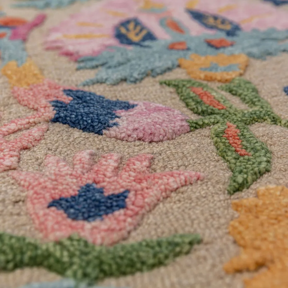 Flair Rugs Amira Floral vloerkleed wol multicolour multi, foto 4