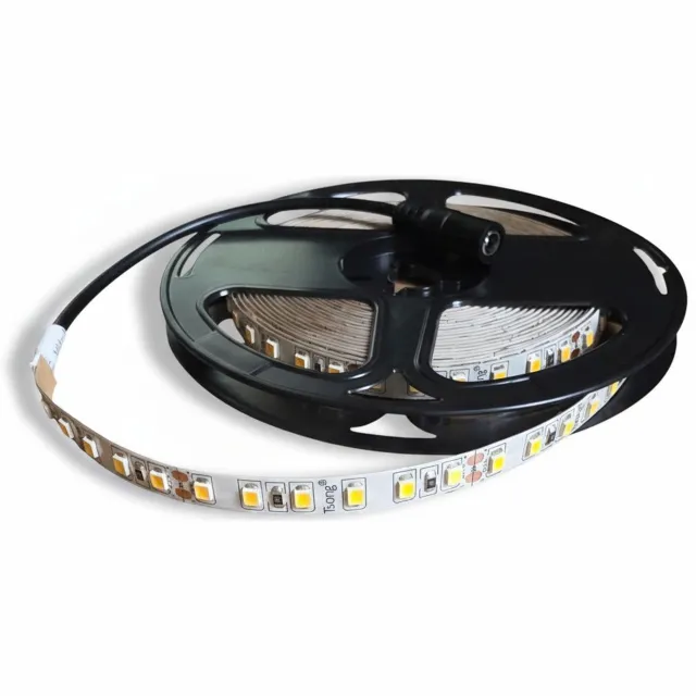 Tsong LED strip 5 meter - 24V DC - 9.6W - Warmwit 3000K - 120 LED's/m - IP20 binnenshuis - dimbaar