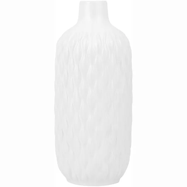Beliani EMAR - Decoratieve vaas - Wit - Keramiek