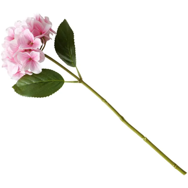 Boltze Home Kunstmatige hortensia op steel, 46 cm Roze