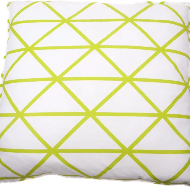In The Mood Split - Sierkussen - Lime - 65x65 cm Groen