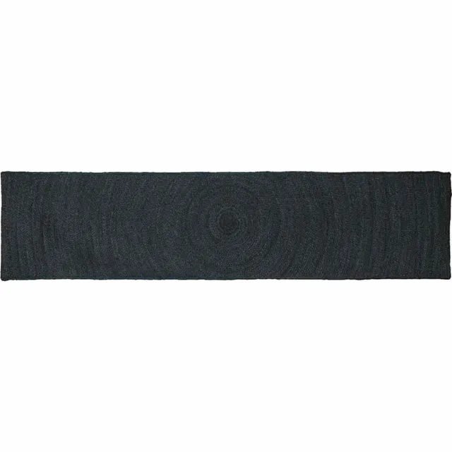 vidaXL Vloerkleden - Donkergrijs - 60 - x - 200 - cm - Jute