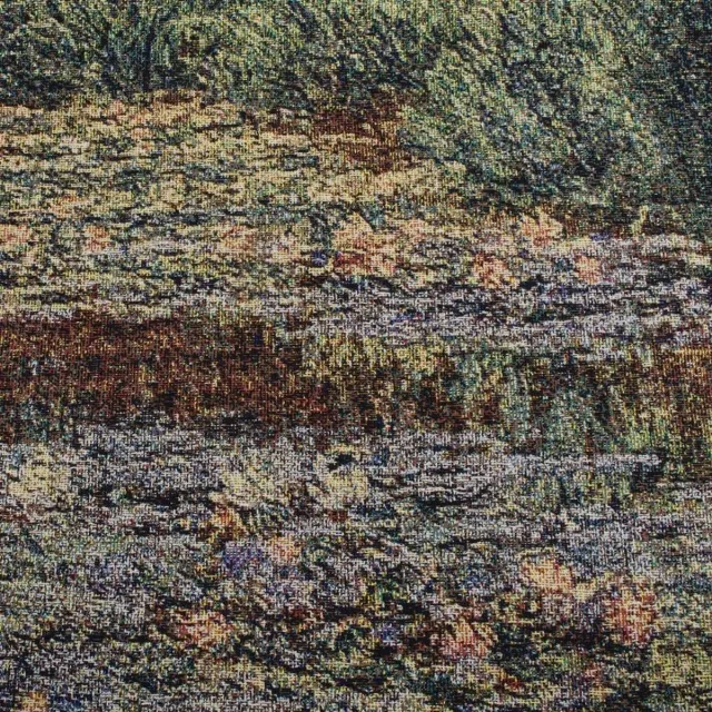 Signare Wandkleed - Wandtapijt - Gobelinstof - Japanese Bridge - Japanse Brug - Caude Monet - 68 cm x 73 cm Multi-coloured