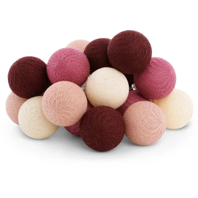 Cotton Ball Lights LED lichtslinger voor buiten - STARTERSET - verlengbaar - 20 lampjes - Baya