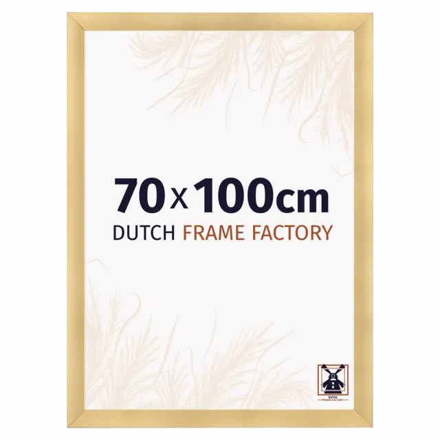 Dutch Frame Factory Fotolijst 70x100 cm - MDF - Goud Mat - Praag