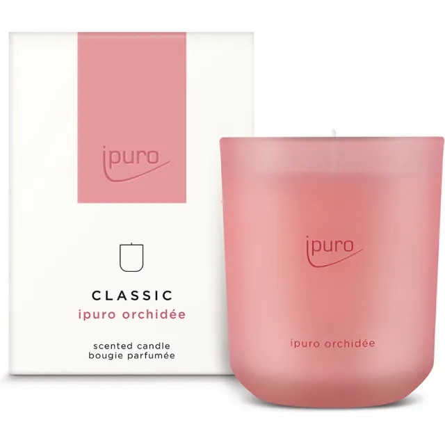 Ipuro Geurkaars Orchidée 270gr Roze