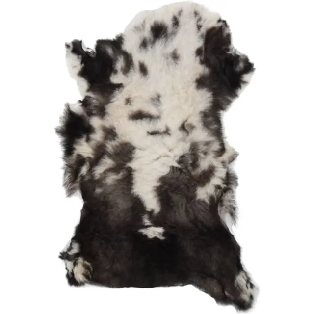 vidaXL Schapenvacht - (60-70)x(90-100) - cm - gemengde - kleur