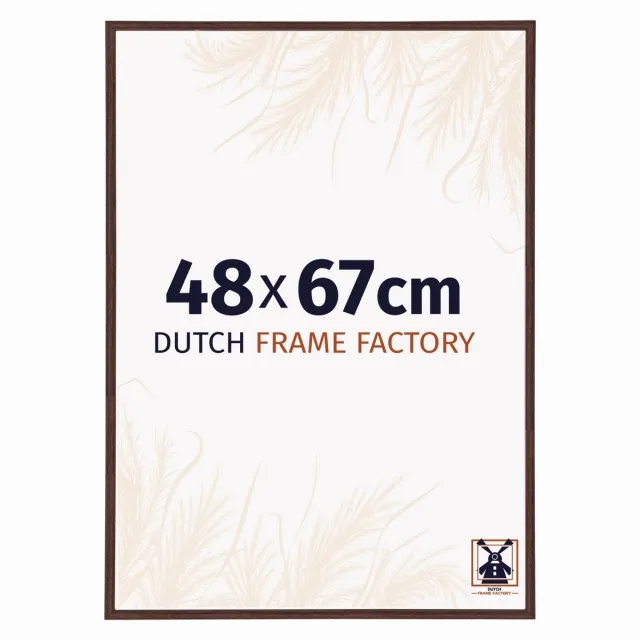 Dutch Frame Factory Fotolijst 48x67 cm - Kunststof - Bruin - Angers