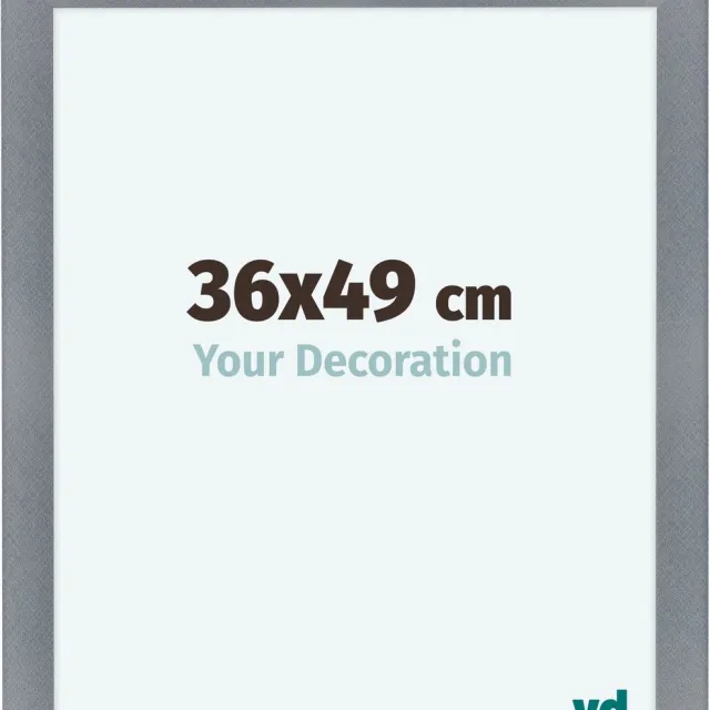 yd. Your Decoration - Fotolijst 36x49 cm - MDF - Aluminium Geborsteld - Como