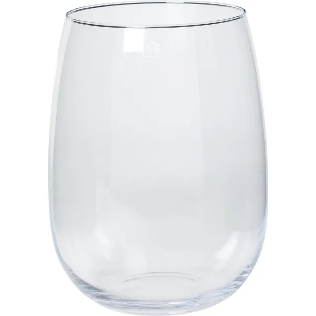 Floran Vaas Julia - wijd uitlopende hals - transparant - glas - 22 x 26 cm