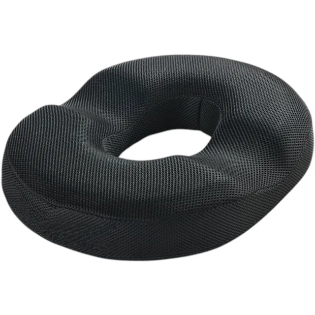 Flokoo Donut Zitkussen – Ergonomisch, Ademend & Comfortabel Zwart