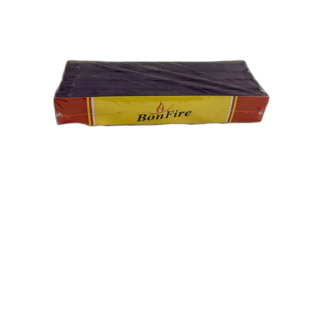 Bonfire dinerkaarsen 8 stuks bonfire paars