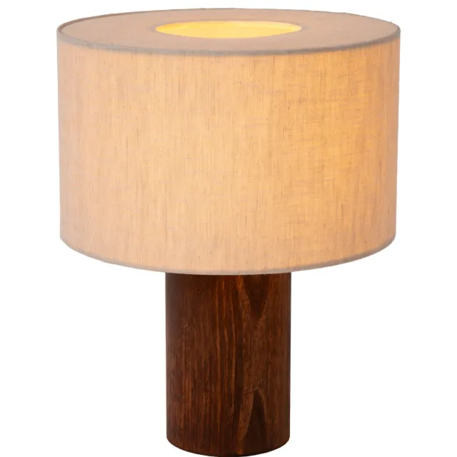 Lucide TACHINA - Tafellamp - 1xE27 - Naturel Naturel, Bruin
