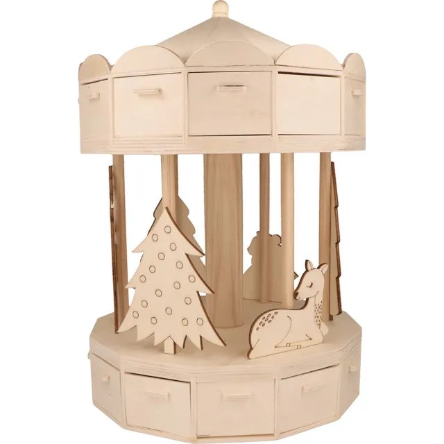 Artemio Houten Adventskalender 28x41x28 cm - Artemio