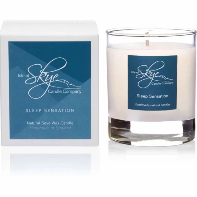 Isle of Skye Candle Company Sojawaskaars Sleep Sensation - Small - Handgemaakt - 30 uur - Isle of Skye Candle Company Transparant