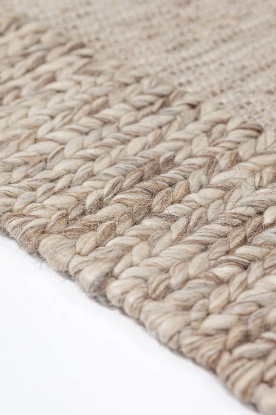 Flair Rugs wollen vloerkleed naturel, foto 3