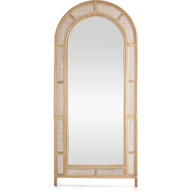 Canal Living Saks vloerspiegel - Elegante spiegel - 180 x 80 cm - Staande spiegel - Handgemaakt Woodlook