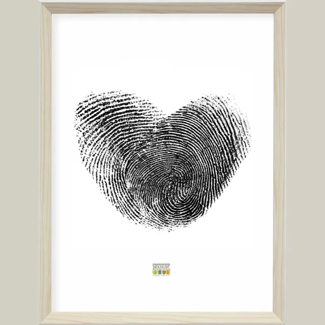 Deknudt Frames fotolijst S46CH1 - naturel met wit randje - foto 30x45