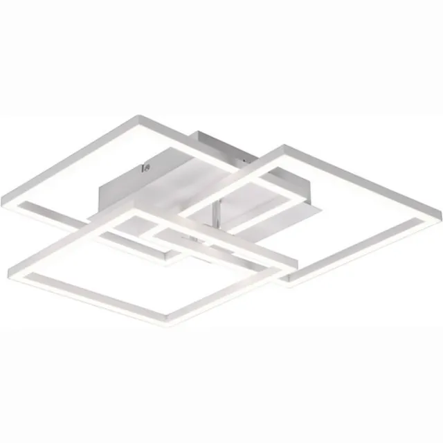 RL LIVE YOUR LIGHT REALITY MOBILE - Plafondlamp - Wit mat - incl. 1x SMD 27W - Afstandsbediening - Geintegreerde dimmer - Zwenkbaar - Traploos instelbare lichtkleur - Nachtlampje - Dimbaar met schakelaar - Niet geschikt voor externe dimmer - Geheugenfunctie
