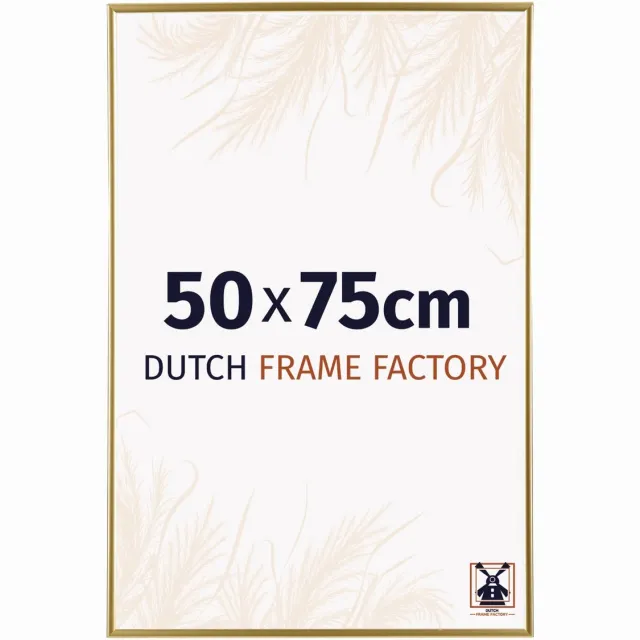 Dutch Frame Factory Fotolijst 50x75 cm - Kunststof - Goud - Easy