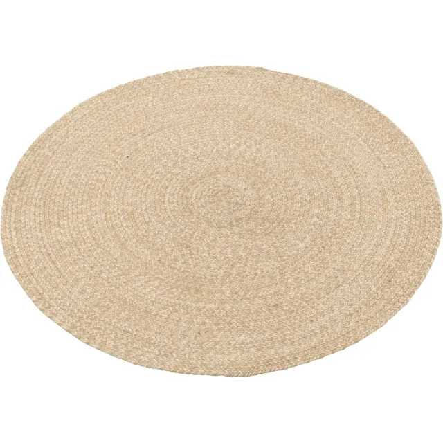 J-Line tapijt Miami Outdoor - polyester - naturel/wit - small
