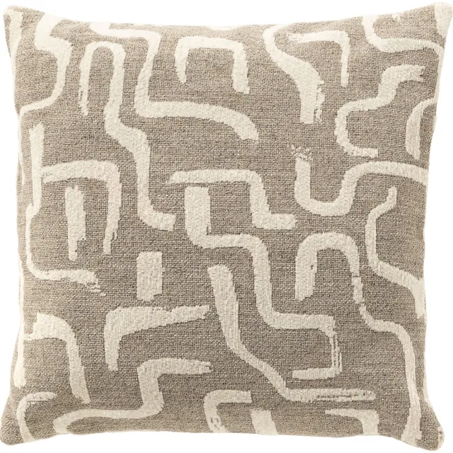 Hoii EMILIO | sierkussen 60x60 cm | Plaza Taupe | taupe | Hoii
