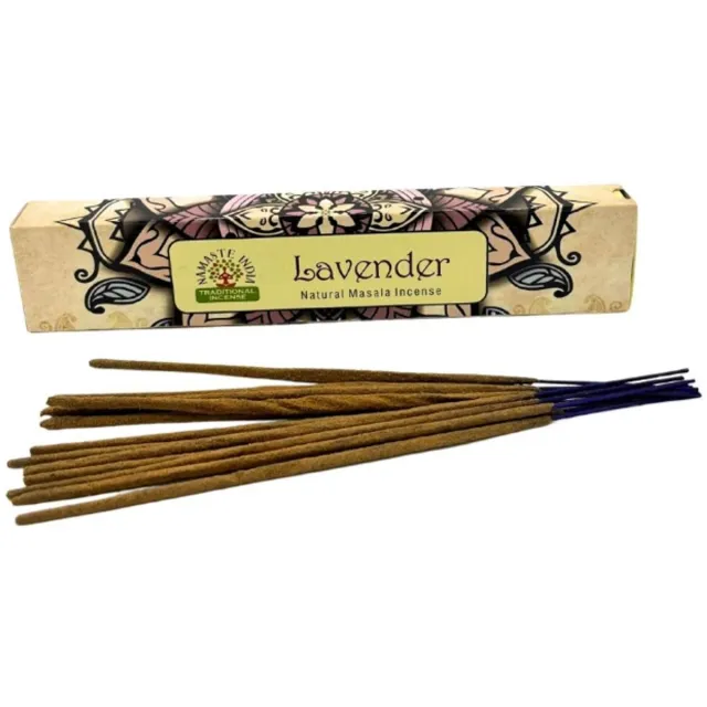 Namasté Namaste Lavendel wierook 4 pakjes - Kalmerende ontspanningsaroma