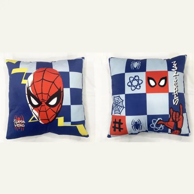 Spider-Man Spiderman sierkussen 40x40cm blauw